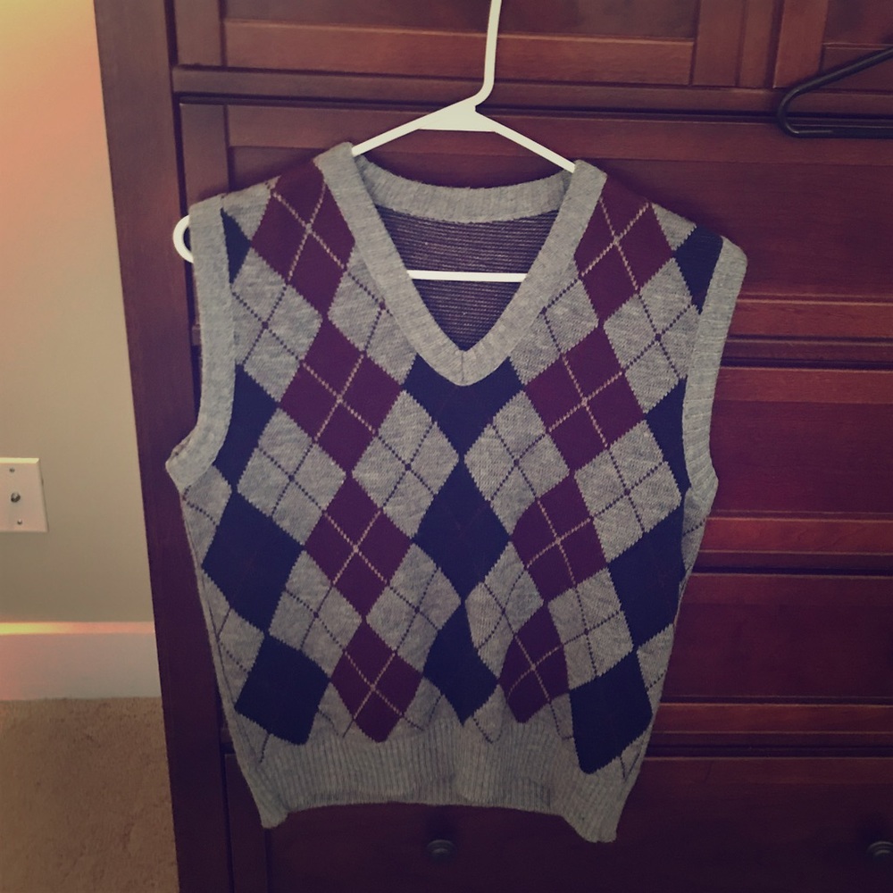 Men’s vintage sweater vest